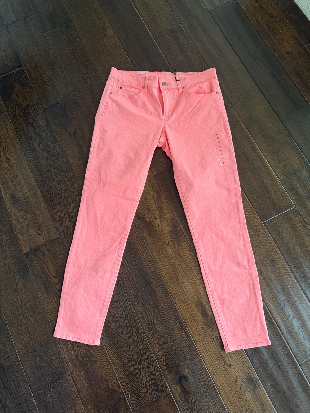 GAP Coral Pink Skinny Jeans